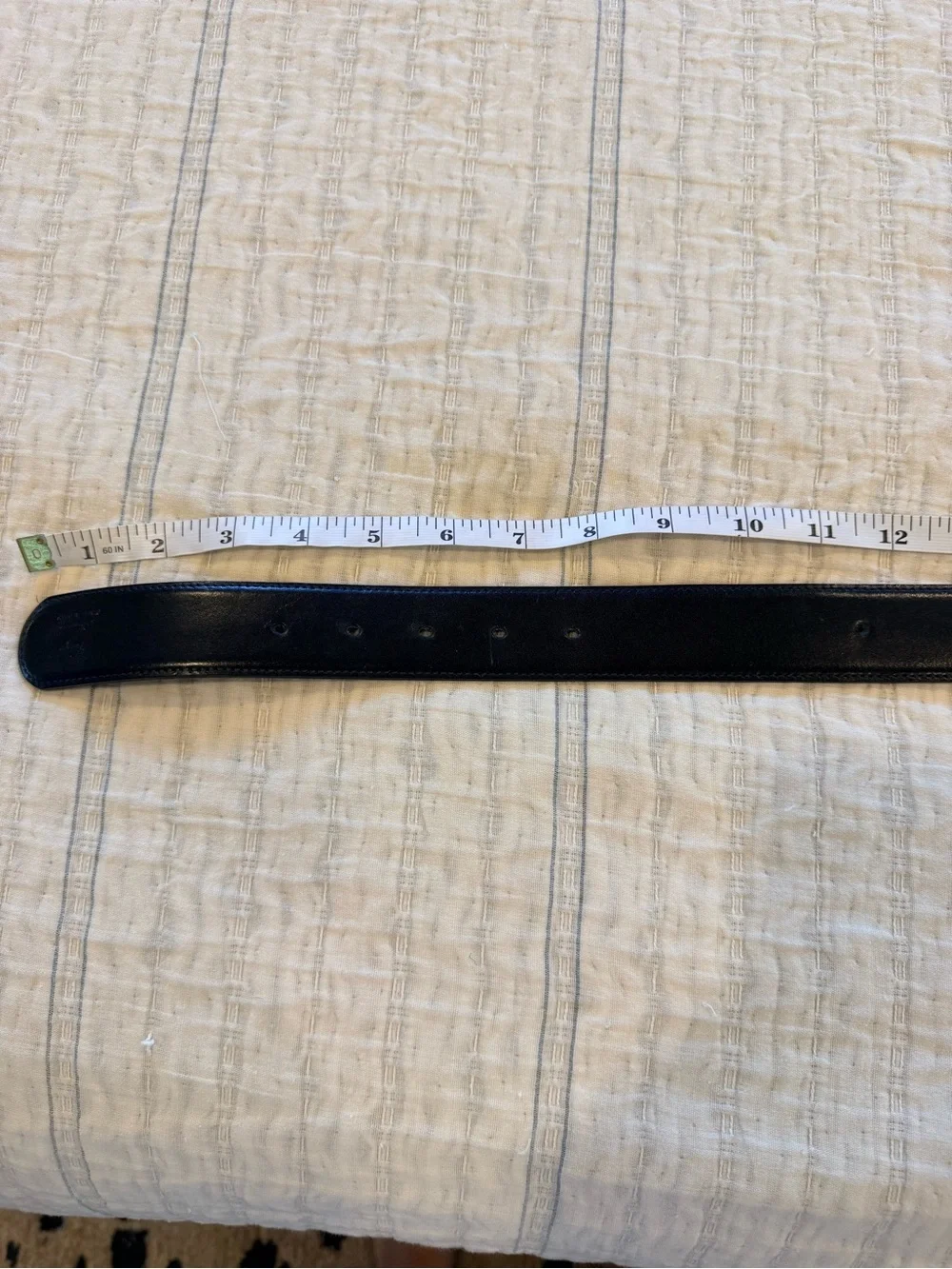 Salvatore Ferragamo Gancini Black Leather Belt with Silver Double Gancini Buckle